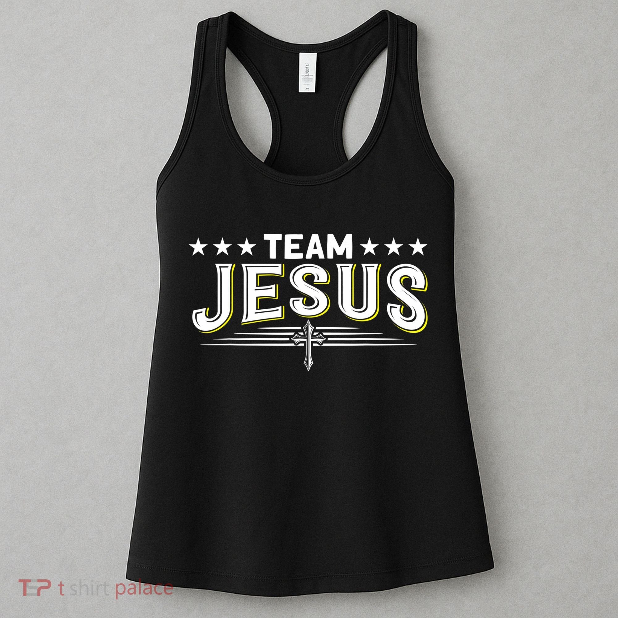 Team Jesus Christian Prayer Warrior Bible Christ Believer Women's Tank Top