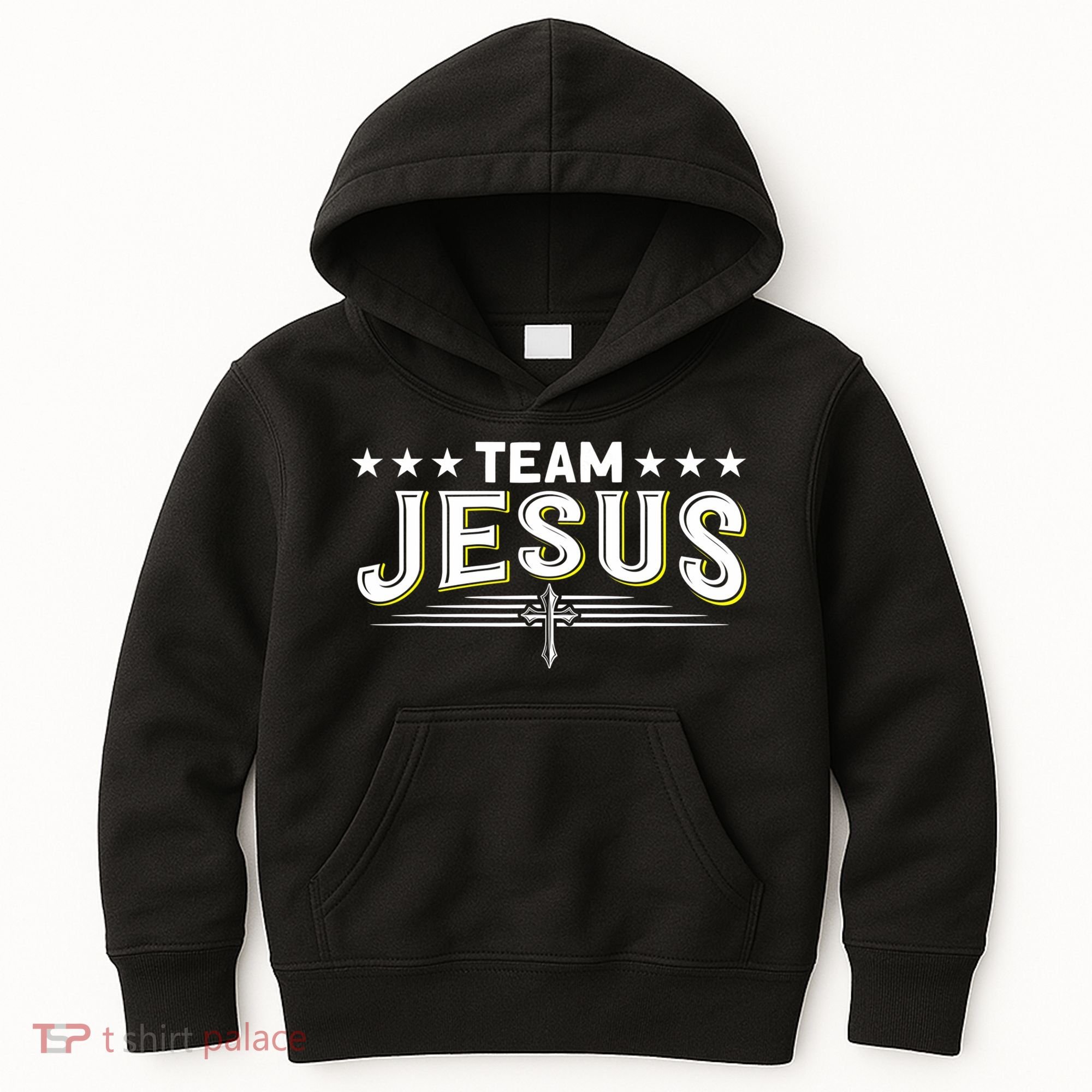 Team Jesus Christian Prayer Warrior Bible Christ Believer Kids Hoodie