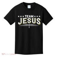 Team Jesus Christian Prayer Warrior Bible Christ Believer Kids T-Shirt thumb 0