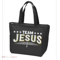 Team Jesus Christian Prayer Warrior Bible Christ Believer Tote Bag thumb 3