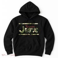 Team Jesus Christian Camo Camouflage Army Hoodie thumb 0
