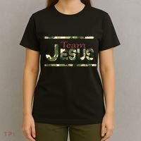 Team Jesus Christian Camo Camouflage Army T-Shirt thumb 4