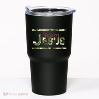 Team Jesus Christian Camo Camouflage Army Tumbler thumb 0