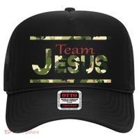 Team Jesus Christian Camo Camouflage Army Hat thumb 0