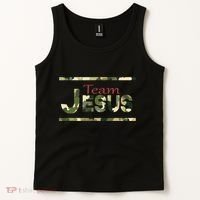 Team Jesus Christian Camo Camouflage Army Tank Top thumb 2