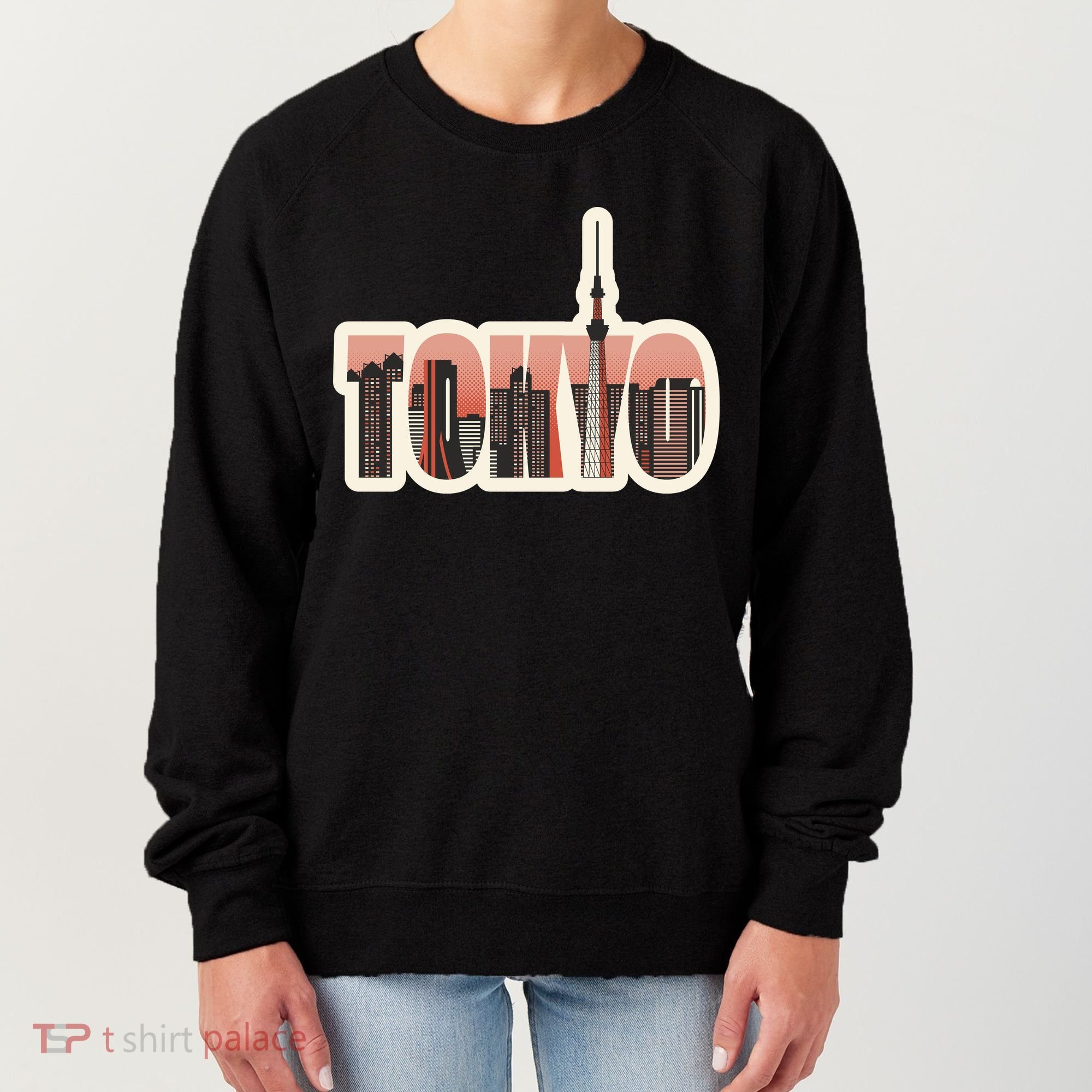 Tokyo Japan City Skyline Women's Sweatshirt
