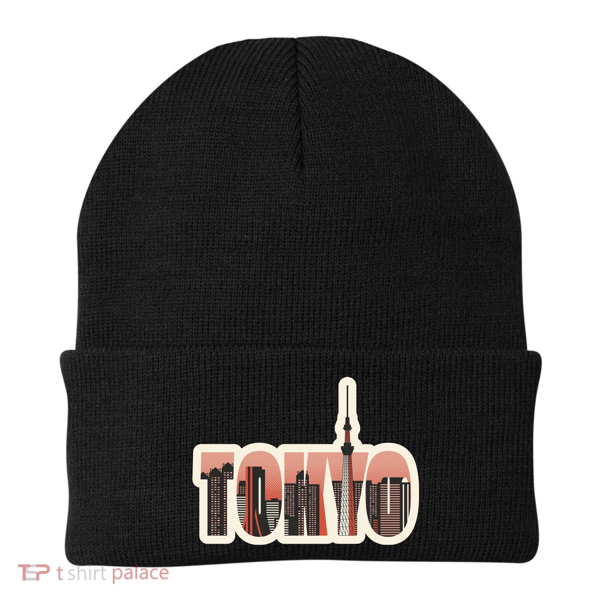 Tokyo Japan City Skyline Beanie