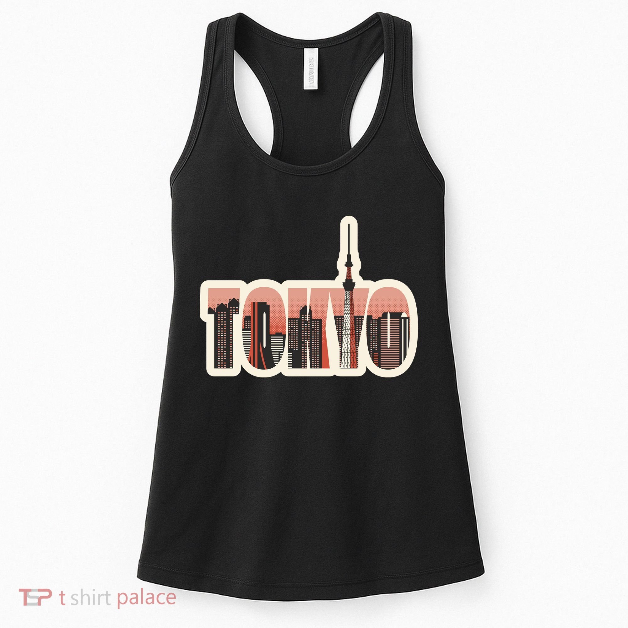 Tokyo Japan City Skyline Women's Tank Top