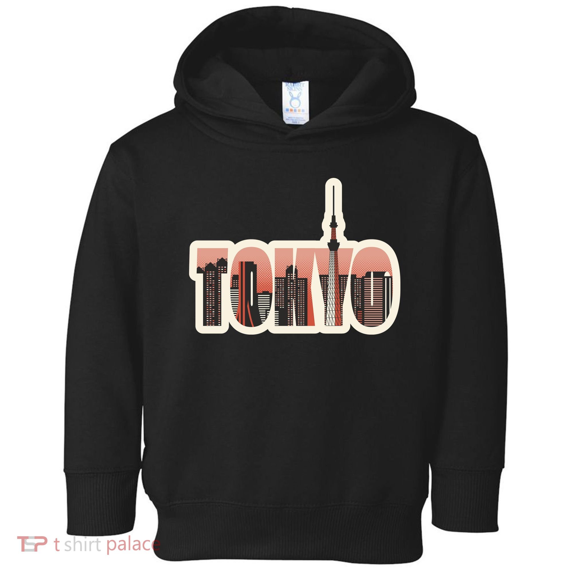Tokyo Japan City Skyline Toddler Hoodie