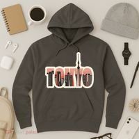 Tokyo Japan City Skyline Hoodie thumb 3