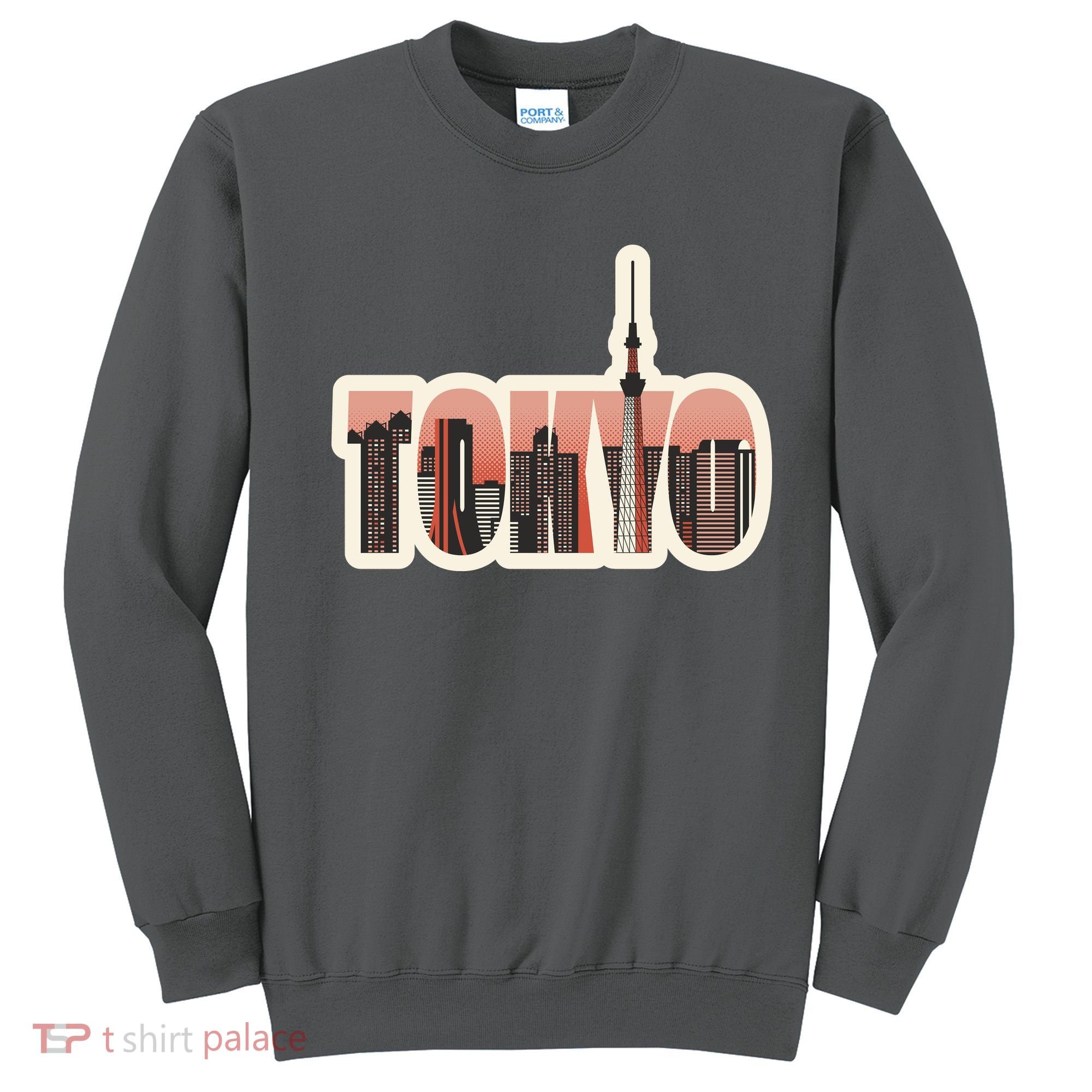 Tokyo Japan City Skyline Sweatshirt
