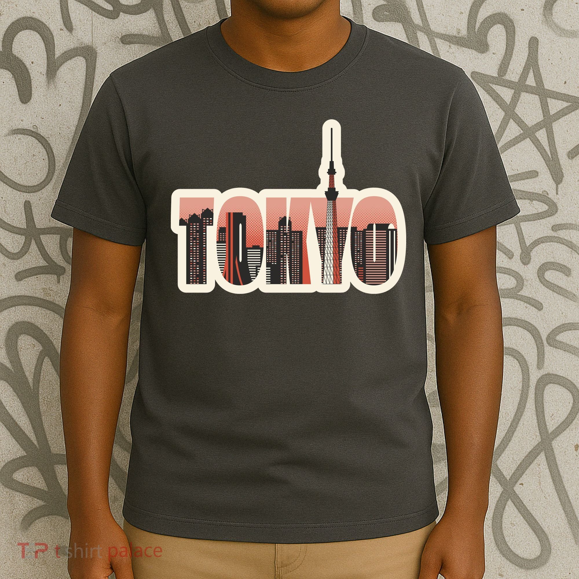Tokyo Japan City Skyline T-Shirt