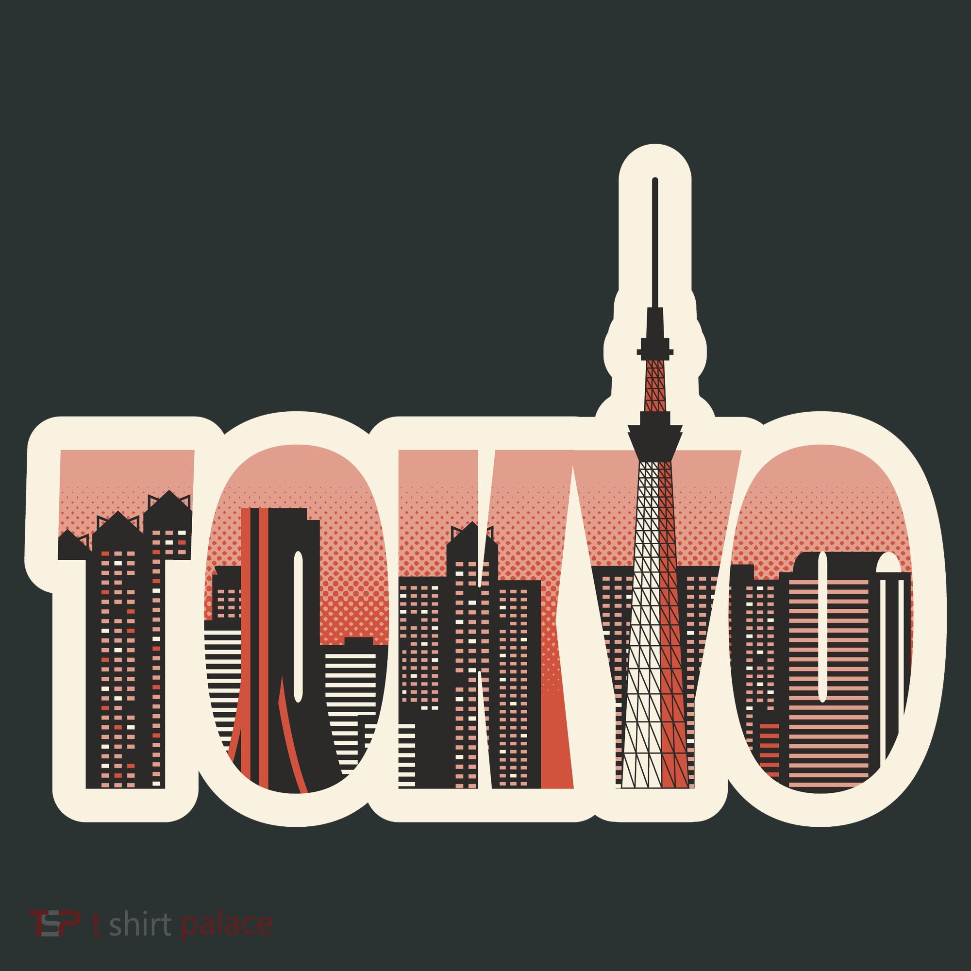 Tokyo Japan City Skyline T-Shirt