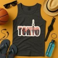 Tokyo Japan City Skyline Tank Top thumb 4