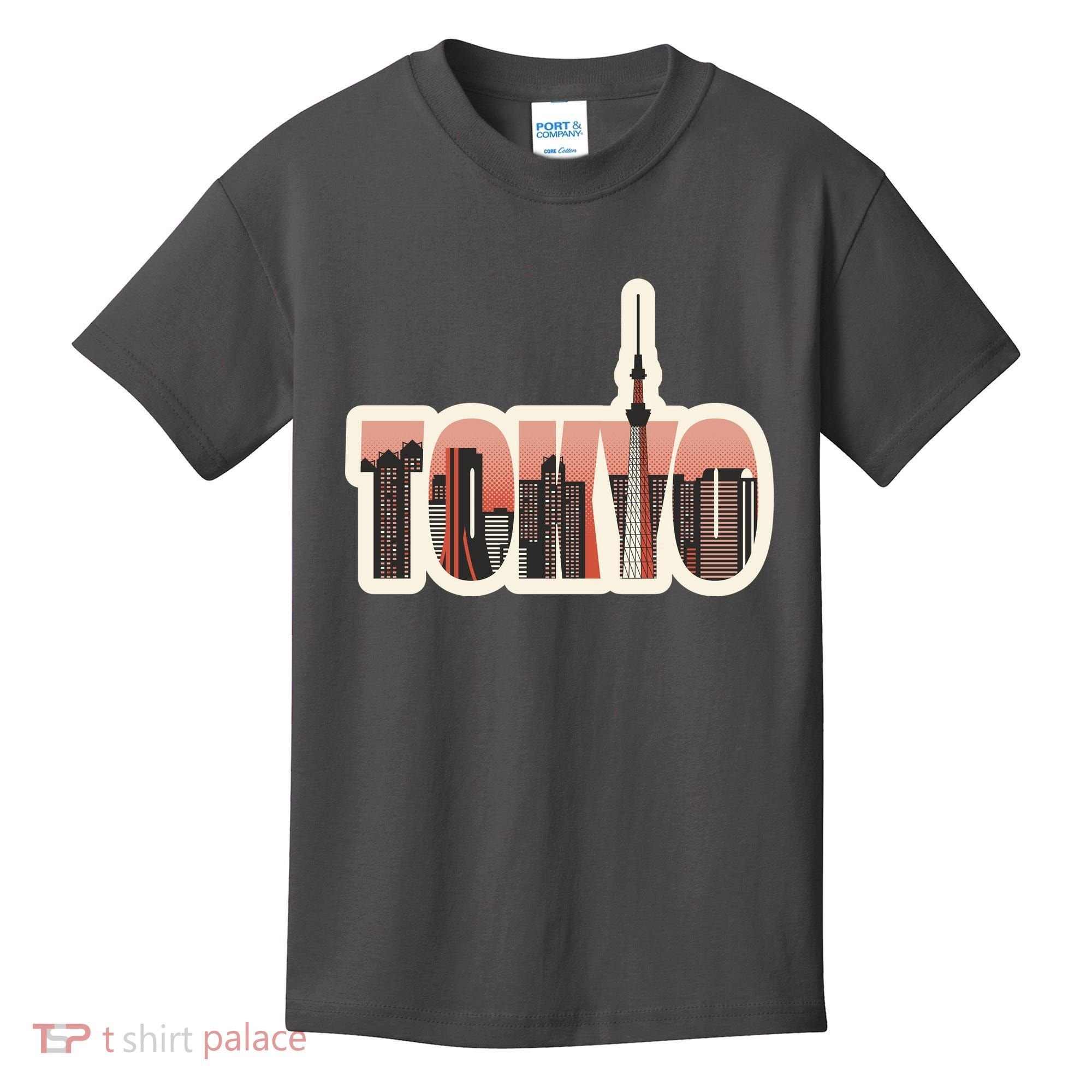Tokyo Japan City Skyline Kids T-Shirt