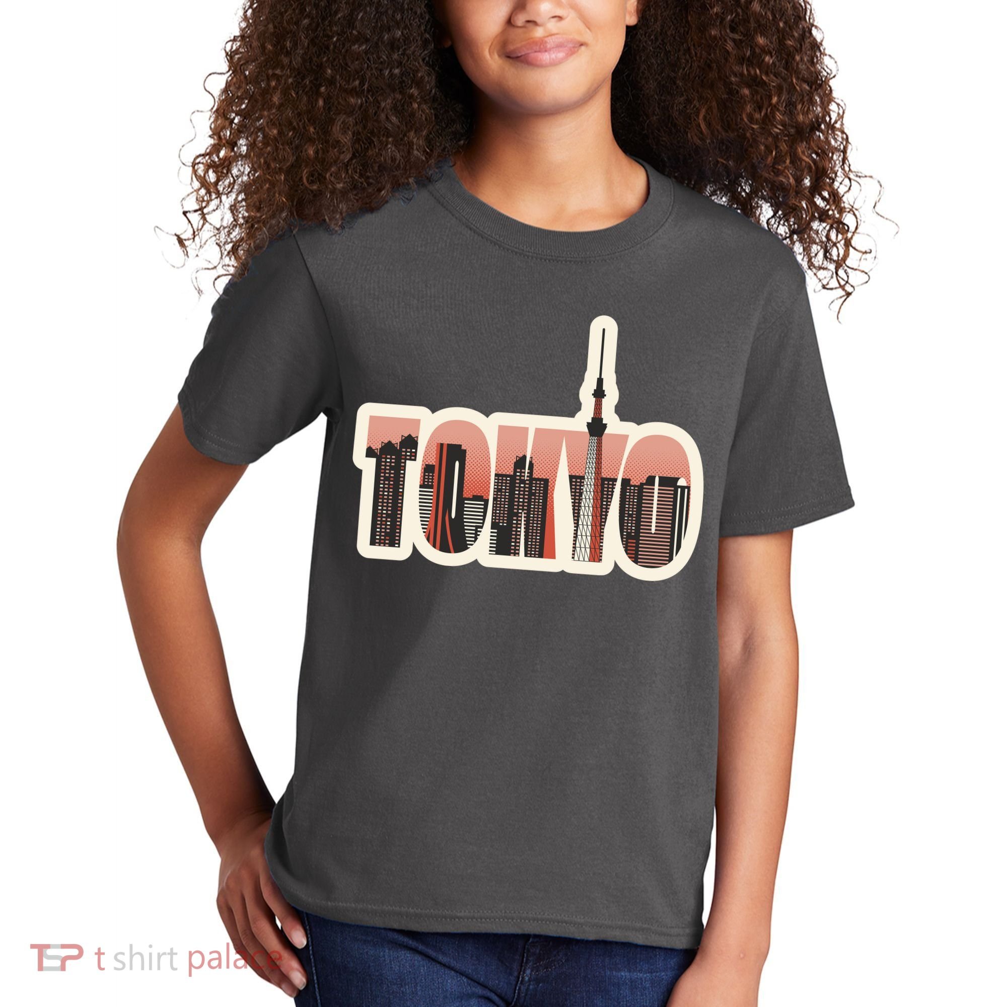 Tokyo Japan City Skyline Kids T-Shirt