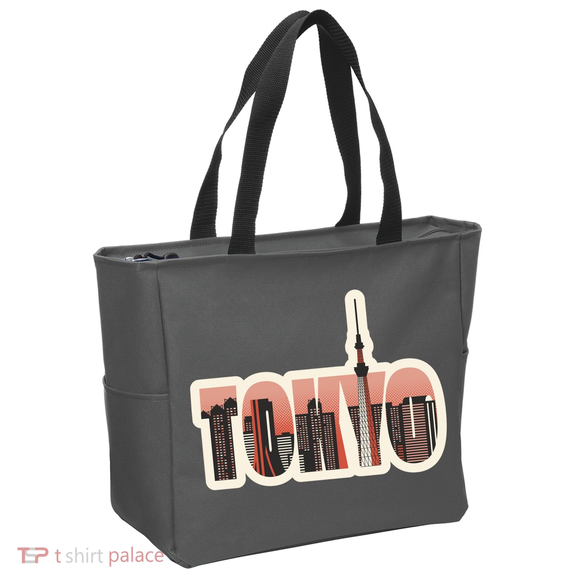 Tokyo Japan City Skyline Tote Bag