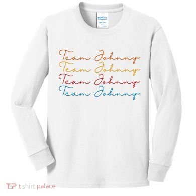 Team Johnny Colorful Kids Long Sleeve Shirt