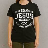 Team Jesus Christian Gifts For Men Women T-Shirt thumb 4