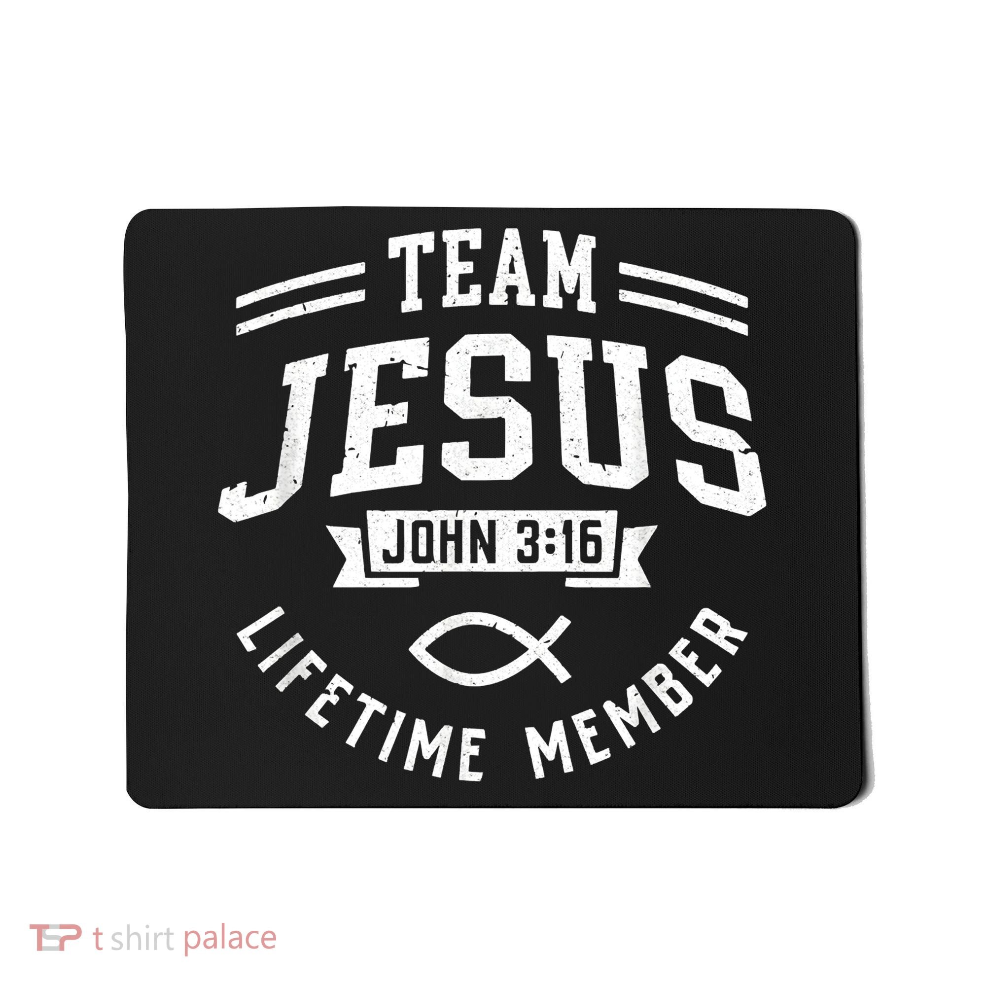 Team Jesus Christian Gifts For Men Women Mousepad