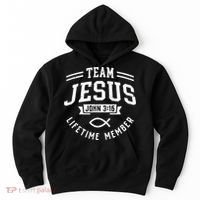 Team Jesus Christian Faith Religious Gift Hoodie thumb 0
