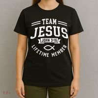 Team Jesus Christian Faith Religious Gift T-Shirt thumb 4