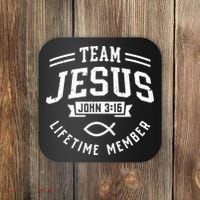 Team Jesus Christian Faith Religious Gift Coaster thumb 0