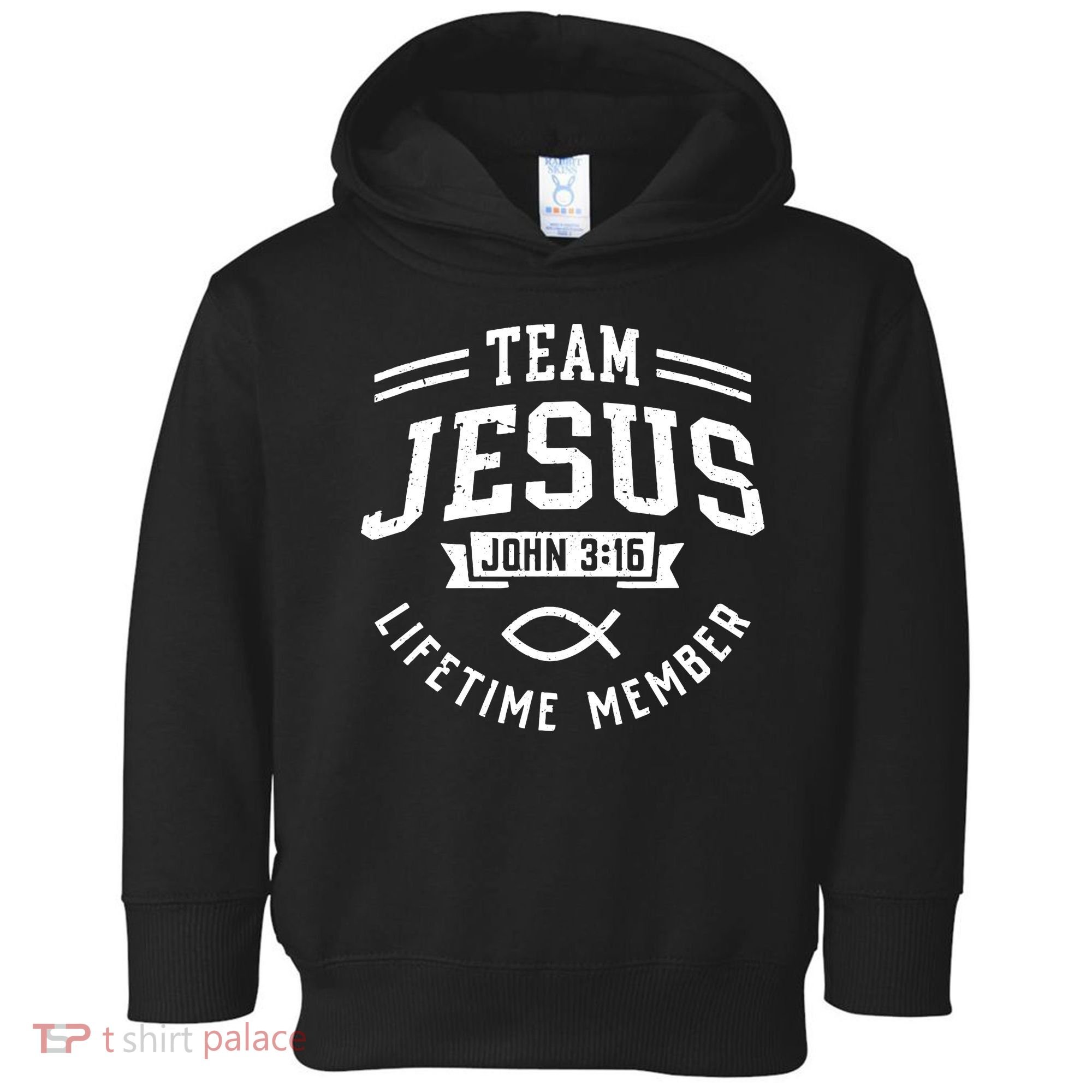 Team Jesus Christian Faith Religious Gift Toddler Hoodie