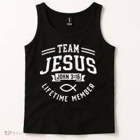 Team Jesus Christian Faith Religious Gift Tank Top thumb 2