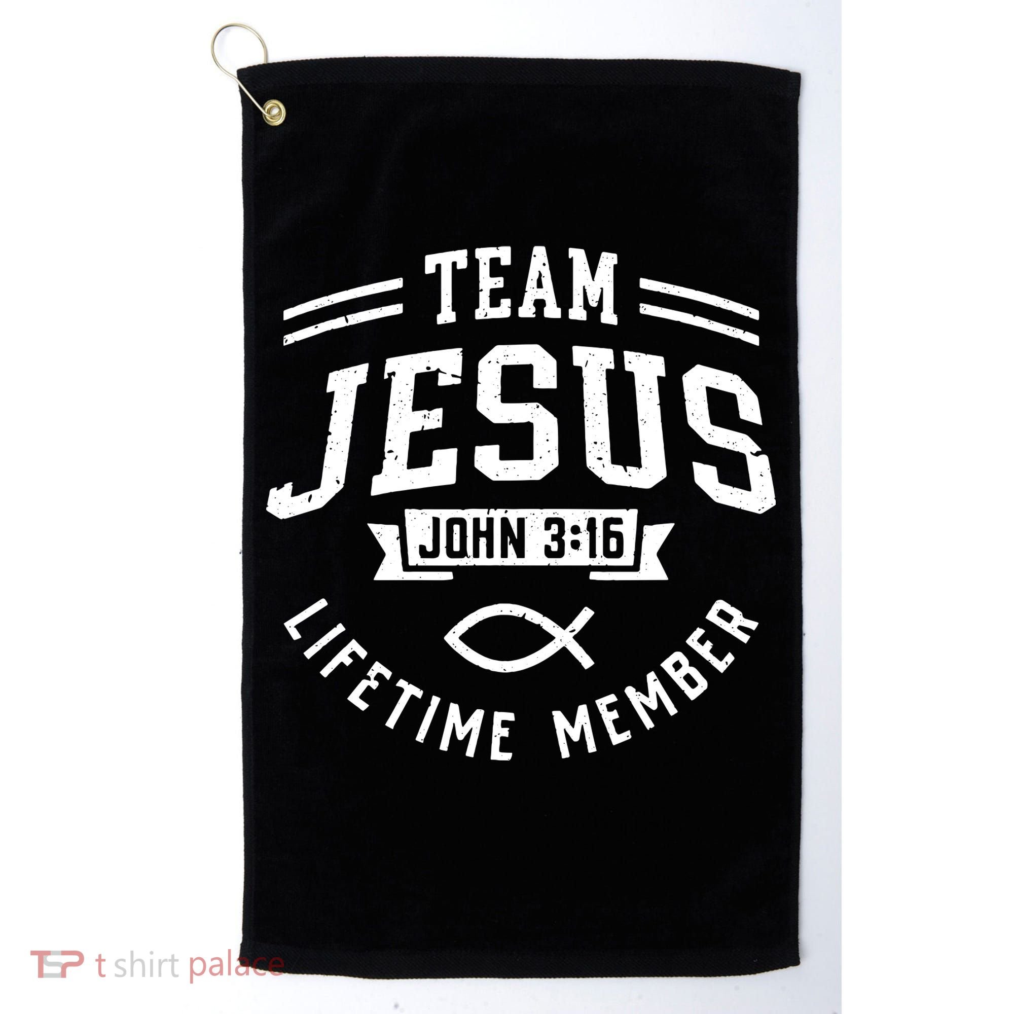 Team Jesus Christian Faith Religious Gift Golf Towel
