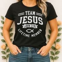 Team Jesus Christian Faith Religious Gift Women's T-Shirt thumb 2