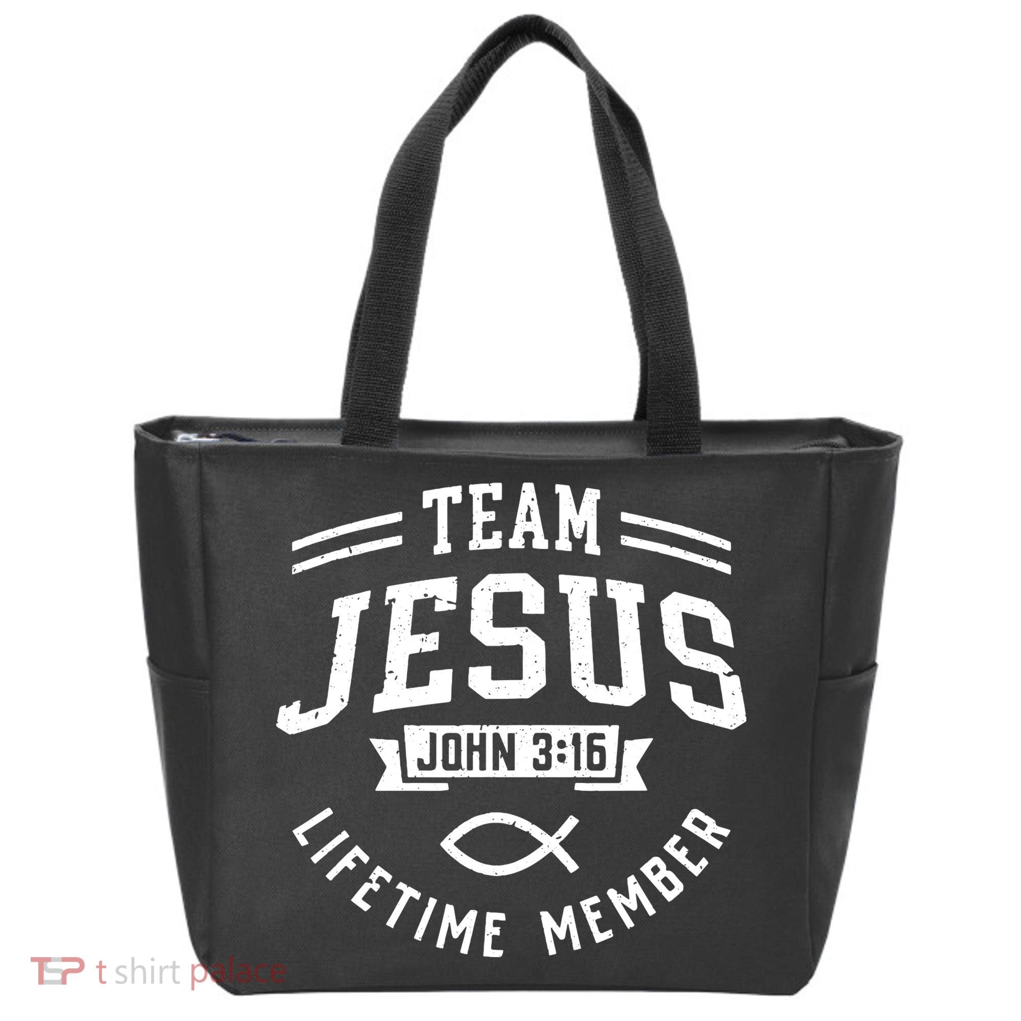 Team Jesus Christian Faith Religious Gift Tote Bag
