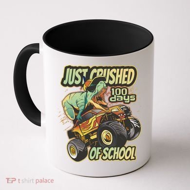 TRex Just Crushed 100 Days Of School Coffee Mug