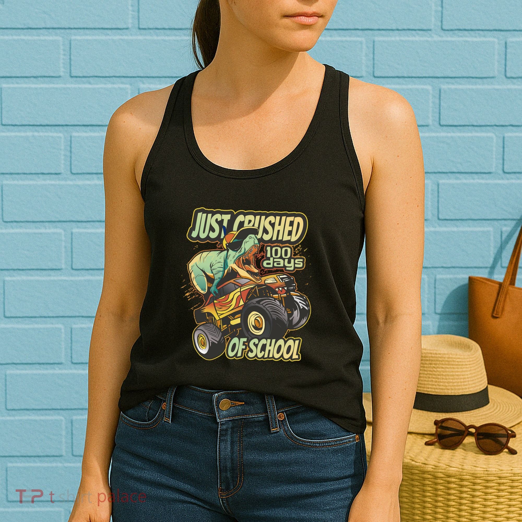 TRex Just Crushed 100 Days Of School Women's Tank Top