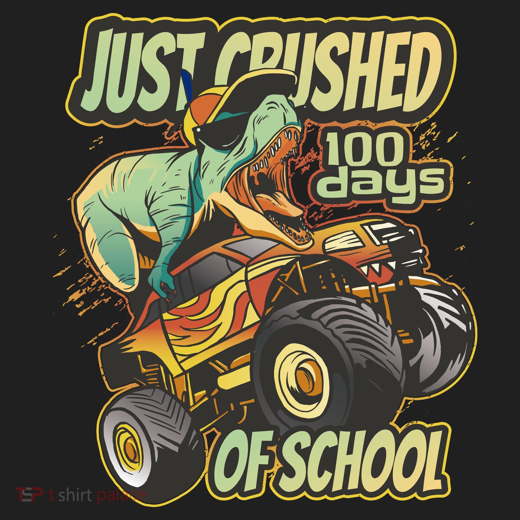 TRex Just Crushed 100 Days Of School Hat