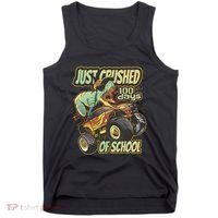 TRex Just Crushed 100 Days Of School Tank Top thumb 0