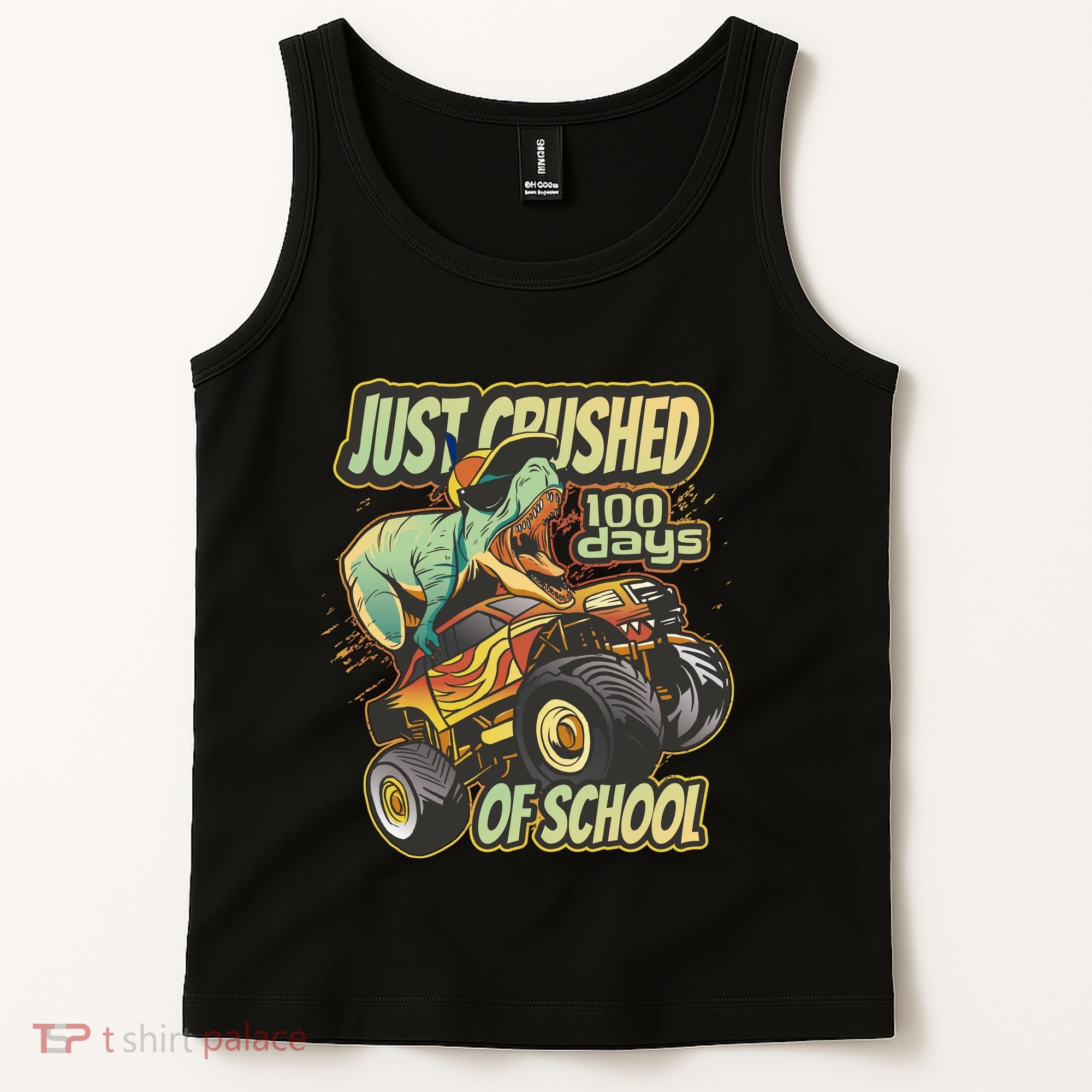 TRex Just Crushed 100 Days Of School Tank Top