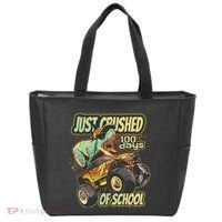 TRex Just Crushed 100 Days Of School Tote Bag thumb 0