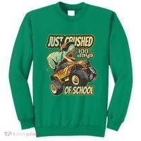 TRex Just Crushed 100 Days Of School Sweatshirt thumb 0