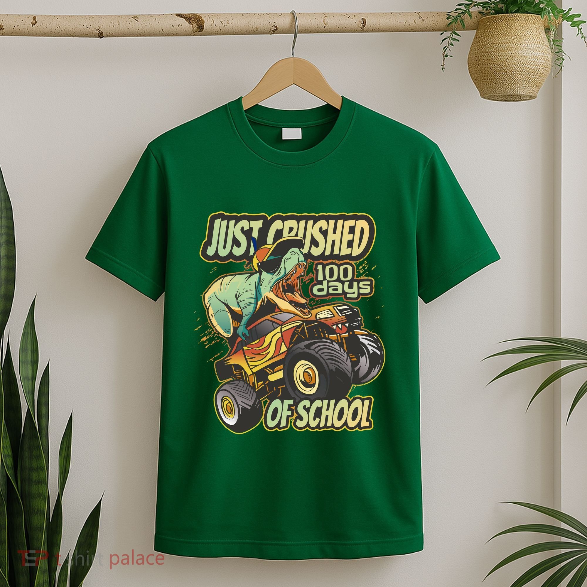 TRex Just Crushed 100 Days Of School T-Shirt