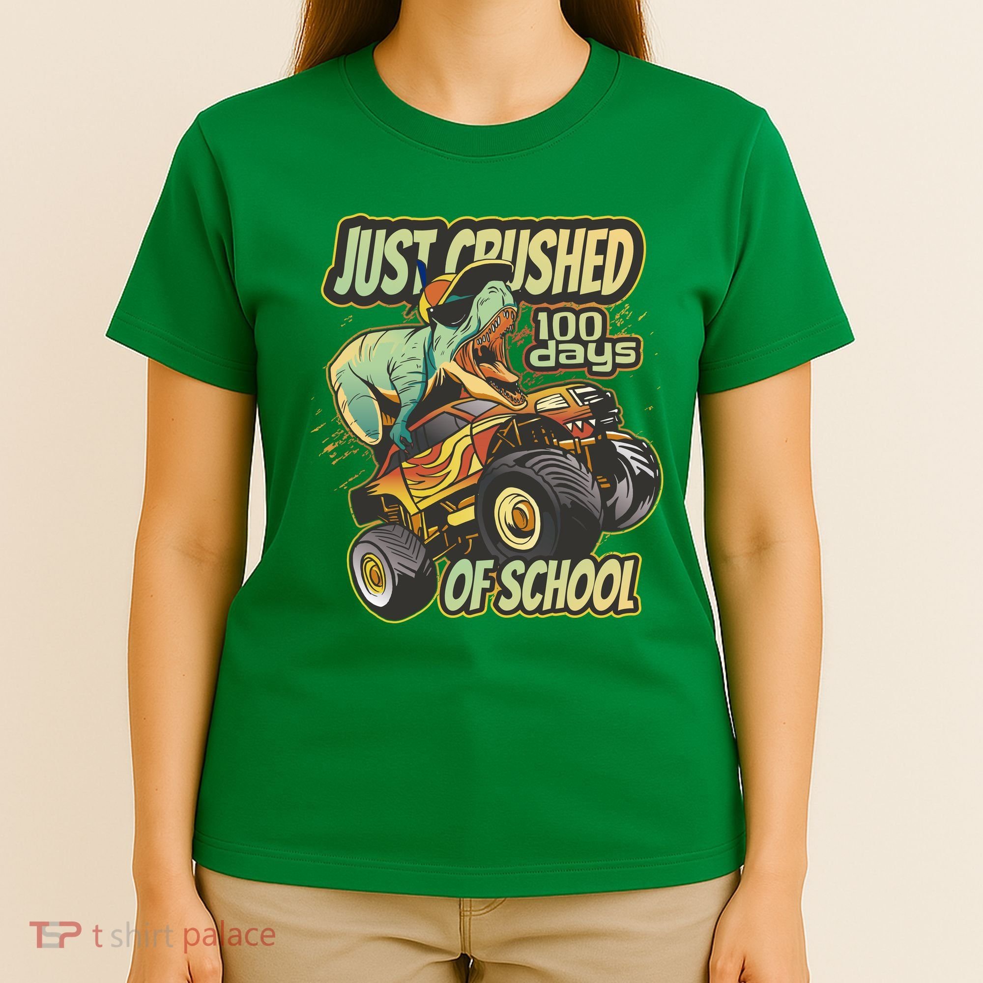 TRex Just Crushed 100 Days Of School T-Shirt