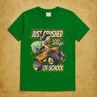 TRex Just Crushed 100 Days Of School T-Shirt thumb 5