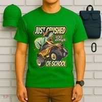 TRex Just Crushed 100 Days Of School T-Shirt thumb 6