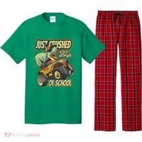 TRex Just Crushed 100 Days Of School Pajama Set thumb 0