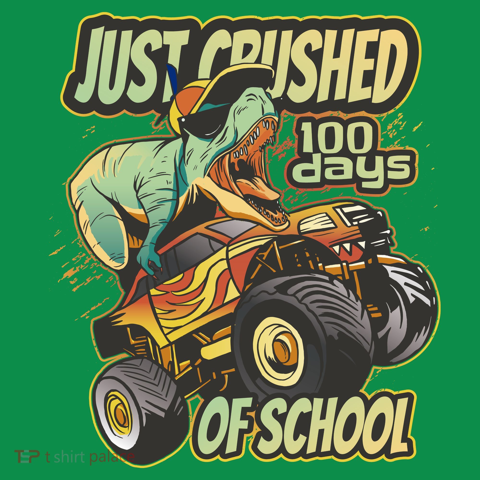 TRex Just Crushed 100 Days Of School Mousepad