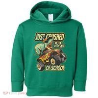 TRex Just Crushed 100 Days Of School Toddler Hoodie thumb 0