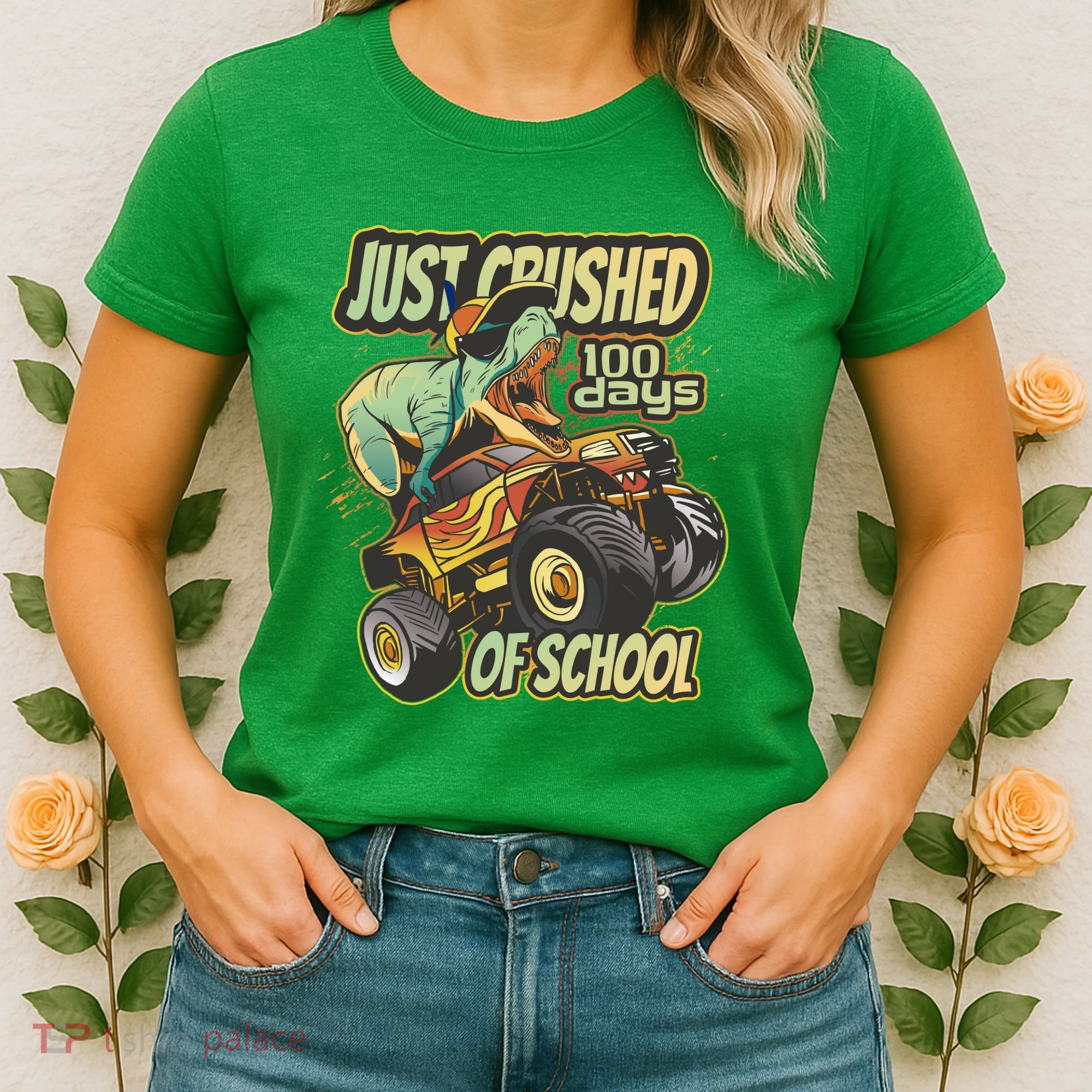 TRex Just Crushed 100 Days Of School Women's T-Shirt