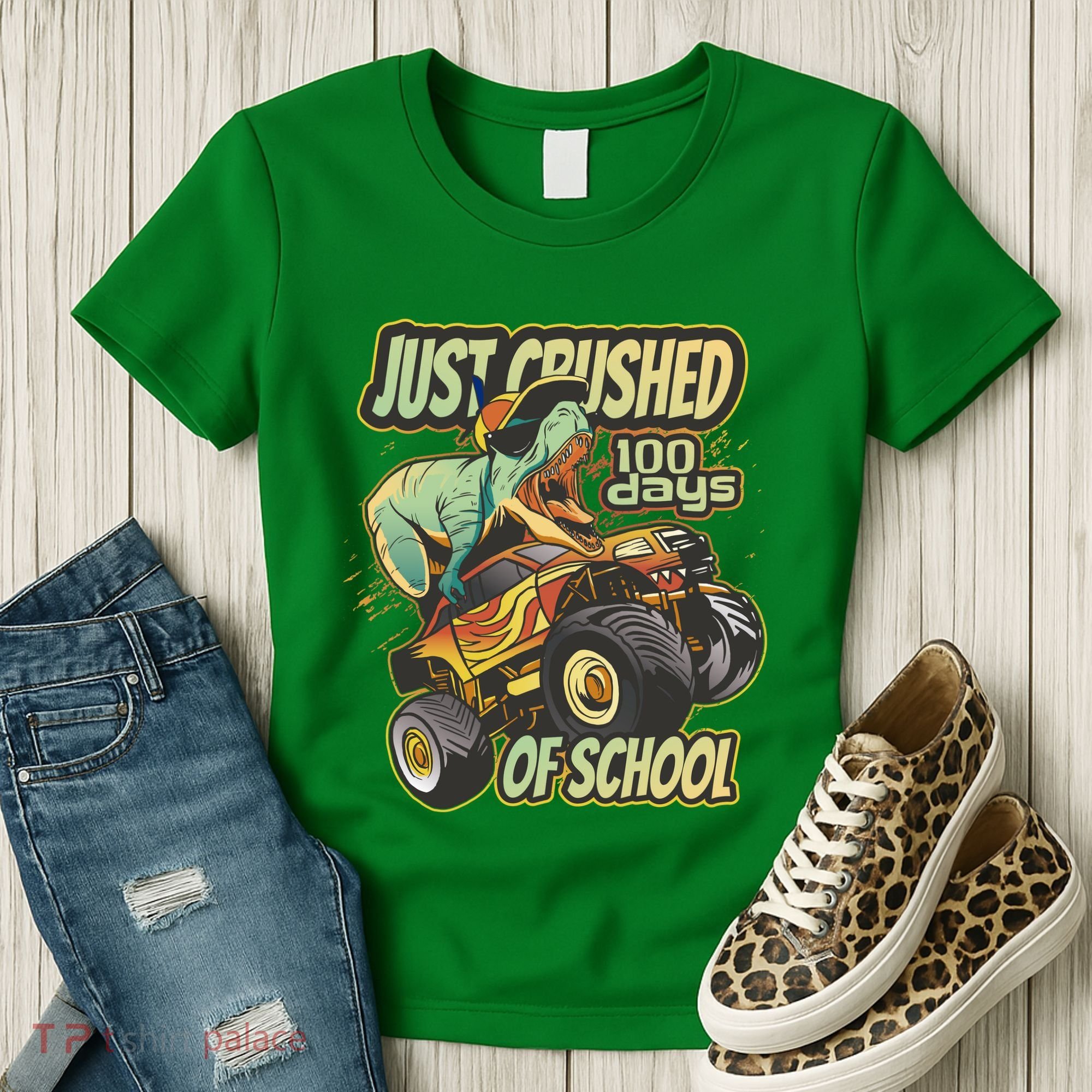 TRex Just Crushed 100 Days Of School Women's T-Shirt