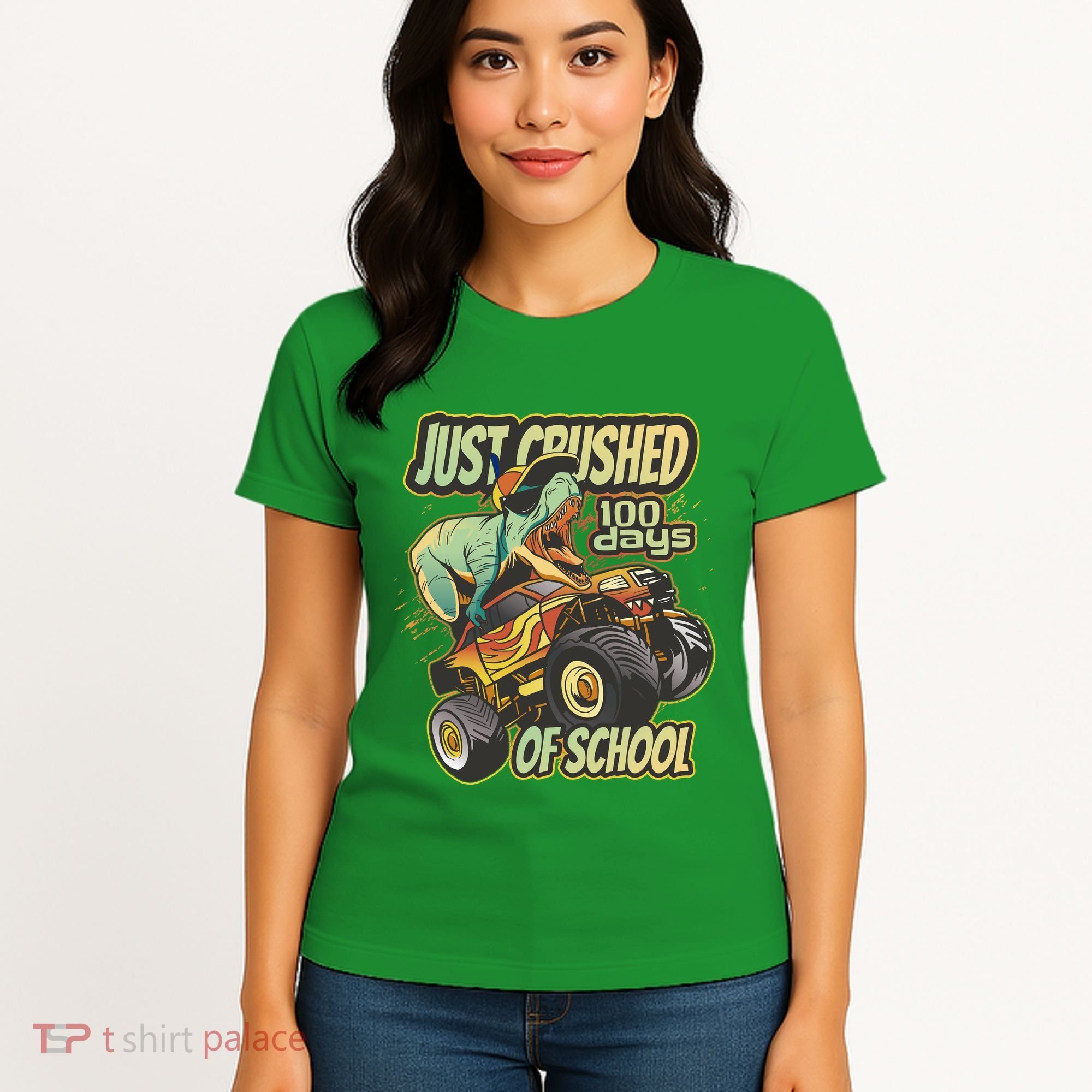 TRex Just Crushed 100 Days Of School Women's T-Shirt