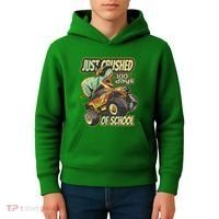 TRex Just Crushed 100 Days Of School Kids Hoodie thumb 4